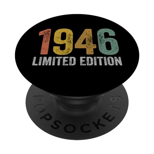 Cumpleaños 1946 PopSockets PopGrip Intercambiable