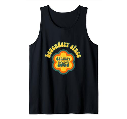 Nacido en enero de 1965 Cumpleaños Legendario desde 1965 Camiseta sin Mangas