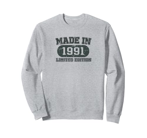 Made in 1991 35 Cumpleaños Regalo 35 Años Hombre Mujer Sudadera