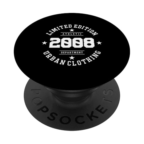 Edición Limitada 2008 Cumpleaños 2008 Nacido en 2008 PopSockets PopGrip Adhesivo