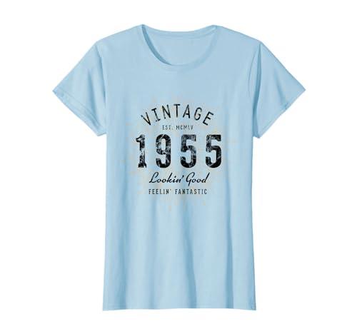 Cumpleaños Vintage 1955 Retro Camiseta