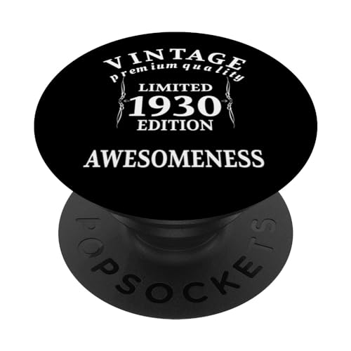 1930 Vintage Limited meme awesomeness Cita de cumpleaños PopSockets PopGrip Intercambiable