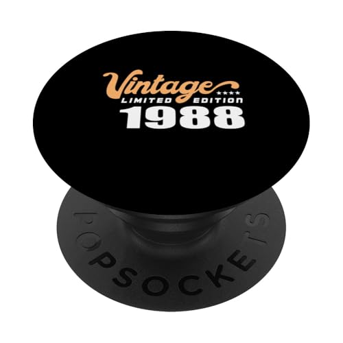 Edición Limitada 1988 Cumpleaños 1988 Nacido en 1988 PopSockets PopGrip Adhesivo