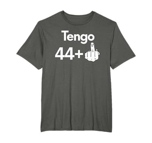 45 Años Cumpleaños Hombre Mujer Tengo 44 +1 Regalo Divertido Camiseta