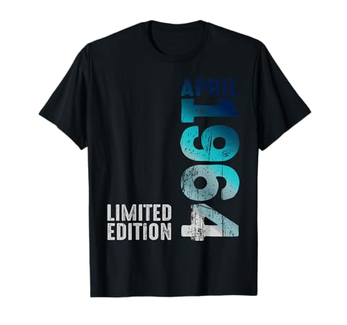 Abril 1964 Año 1964 Retro 1964 Vintage Edición Limitada Camiseta