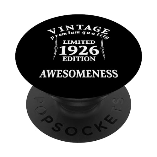 1926 Vintage Limited meme awesomeness Cita de cumpleaños PopSockets PopGrip Intercambiable