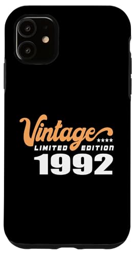Edición Limitada 1992 Cumpleaños 1992 Nacido en 1992 Carcasa para iPhone 11
