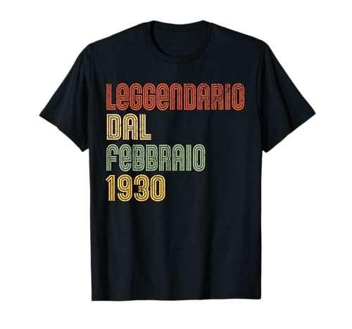 Vintage 1930 Años Cumpleaños Febrero Hombre 1930 92 Años Camiseta
