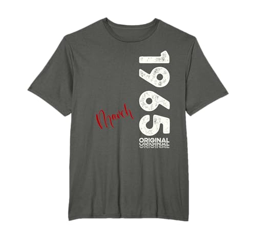 60.º cumpleaños Hombre Original Marzo de 1965 60 años Camiseta