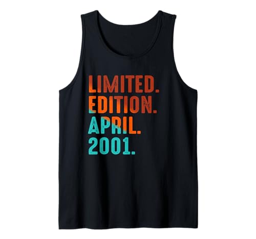 Edición Limitada Abril 2001 Cumpleaños Camiseta sin Mangas
