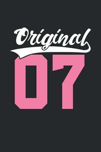 Año de nacimiento 2007 Original: Cuaderno rayado cuaderno de escritura diario Libro de tareas ToDo...