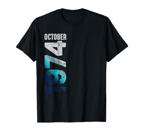 Edición Limitada Octubre 1974 Camiseta