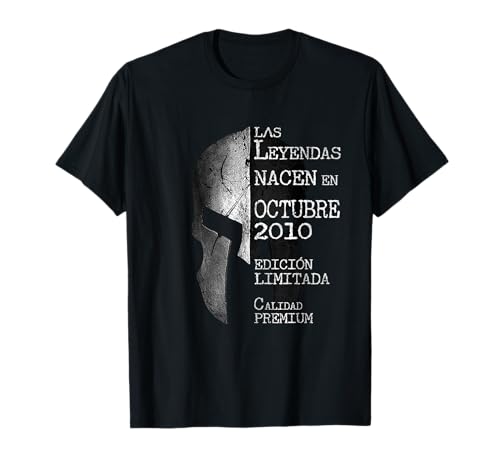 11 años Cumpleaños Las Leyendas nacen en Octubre de 2010 Camiseta
