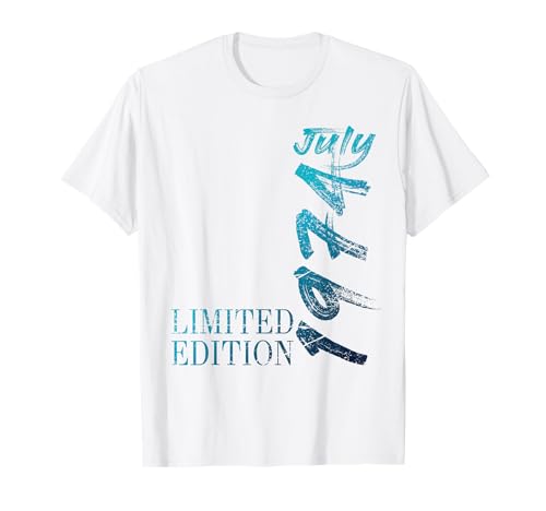 50 Años Cumpleaños Hombre Mujer Vintage Nacido en Julio 1974 Camiseta