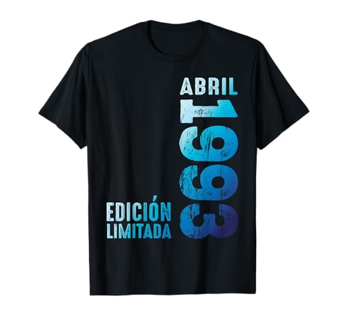 Edición Limitada Abril 1993 Retro 1993 Vintage 1993 Camiseta