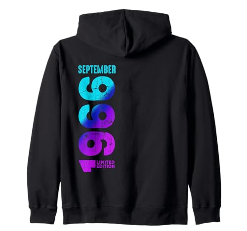 Edición Limitada Septiembre 1966 Cumpleaños Sudadera con Capucha