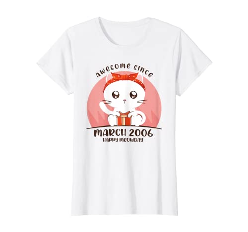 17 años Cumpleaños - Marzo de 2006 Anime japonés Camiseta