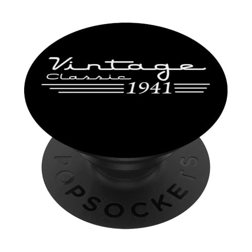 Decoraciones Vintage de 85 cumpleaños Vintage 1941 85 años PopSockets PopGrip Adhesivo