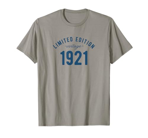Edición Limitada Vintage Cumpleaños 1921 Camiseta