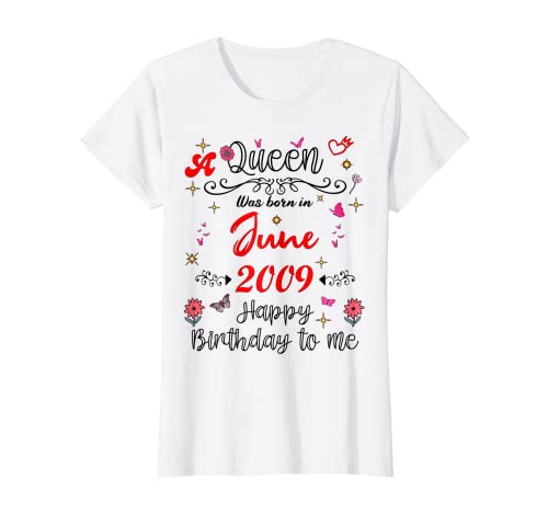 Cumpleaños de junio una reina nació en junio de 2009 Camiseta