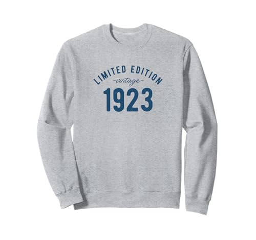 Edición Limitada Vintage Cumpleaños 1923 Sudadera