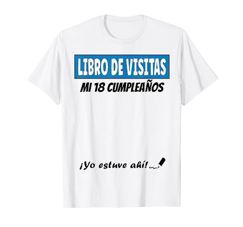 Libro De Visitas - 18 Años Cumpleaños Divertido Regalo 2003 Camiseta