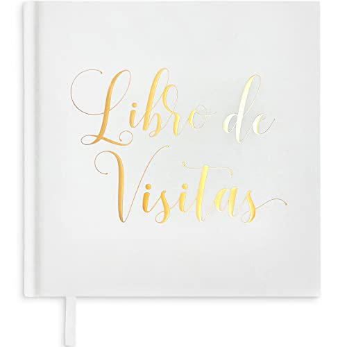 Plantvibes Libro de Visitas Spanish Version para Bodas, Bautizos o Fiestas de Cumpleaños, 72...