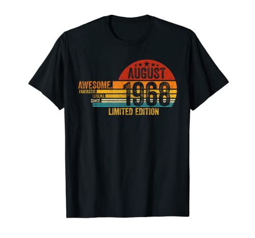 Impresionante Since agosto 1968 cumpleaños legendario desde agosto Camiseta