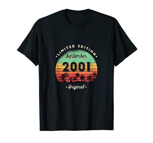 Cumpleaños Edición limitada Septiembre de 2001 Original Camiseta