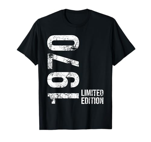56 cumpleaños hombre mujer 56 años 1970 regalo de cumpleaños Camiseta