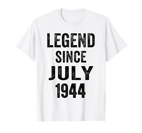82 Decoraciones de cumpleaños para Hombre, 82 años, Julio de 1944, 82 cumpleaños Camiseta