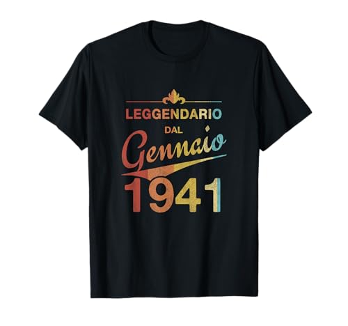 Regalos de 80 cumpleaños para enero de 1941 Camiseta