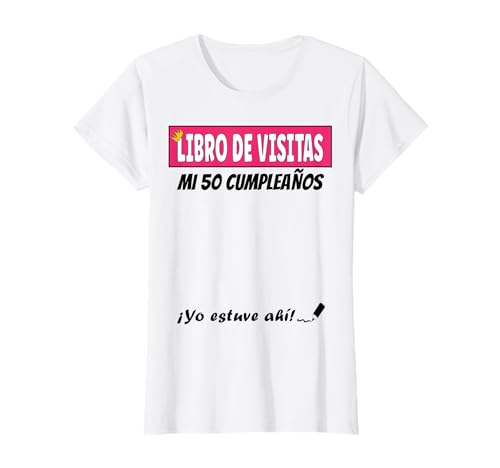 Mujer Libro De Visitas - 50 Años Cumpleaños Divertido Regalo Mujer Camiseta