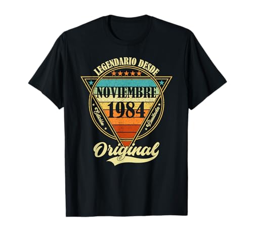 41 cumpleaños Nacido en Noviembre de 1984 Vintage 41 años Camiseta