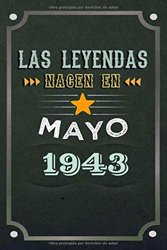 Las leyendas nacen en Mayo 1943: REGALO DE CUMPLEAÑOS, NACIDOS EN LOS AÑOS 1943 Regalos Creativos...