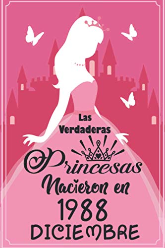 Las Verdaderas Princesas Nacieron en 1988 Diciembre: Regalo de cumpleaños de 32 años para mujeres...