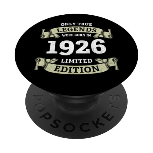 Las verdaderas Leyendas Nacieron en 1926 Diseño Vintage del PopSockets PopGrip Adhesivo