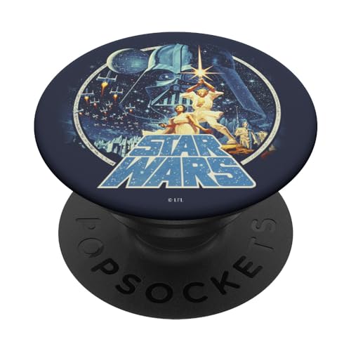 Popsockets-Star Wars Star Wars Group Victory Scene Retro Poster PopGrip: Agarre intercambiable para...