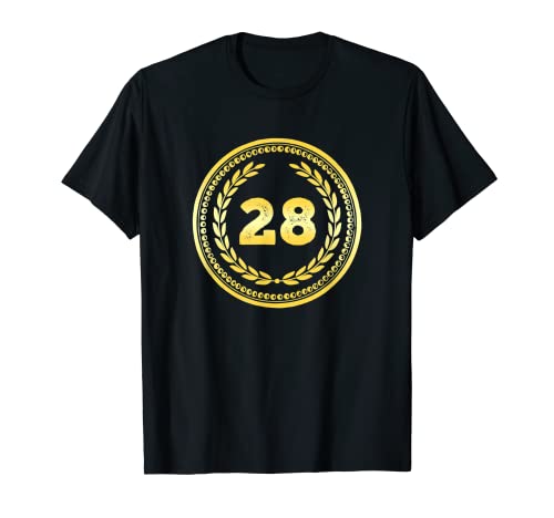 Hombre Vintage 28 cumpleaños 28 años regalos hombres 28 cumpleaños Camiseta