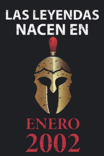 Las leyendas nacen en enero 2002: Regalo de cumpleaños perfecto para hombre y mujer de 19 años I...