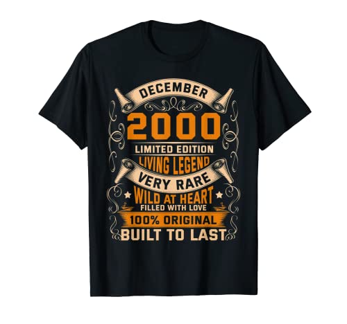 de cumpleaños original de diciembre de 2000 Camiseta