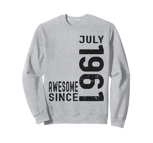 Impresionante desde julio de 1961, nacido en 1961 cumpleaños de julio Sudadera
