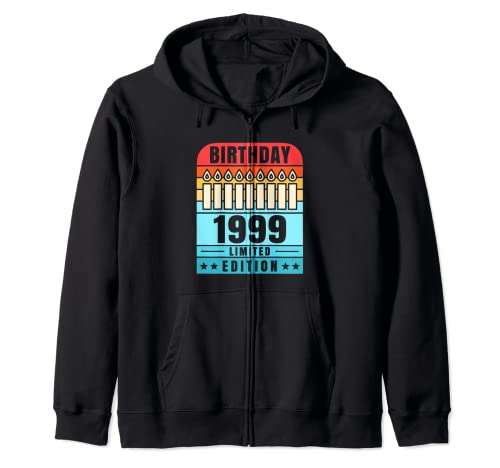 Camiseta vintage 1999 para hombre, edición limitada, cumpleaños 1999 Sudadera con Capucha