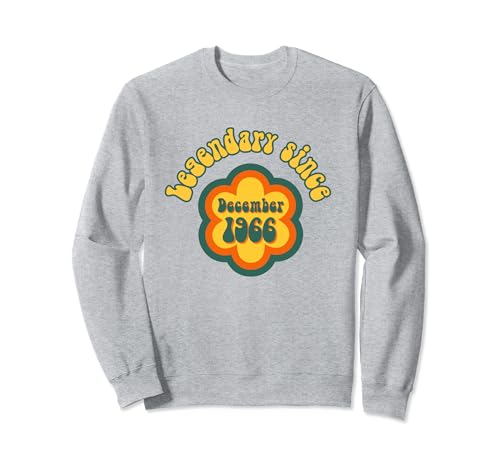 Nacido en Diciembre de 1966 Cumpleaños Legendario desde 1966 Sudadera