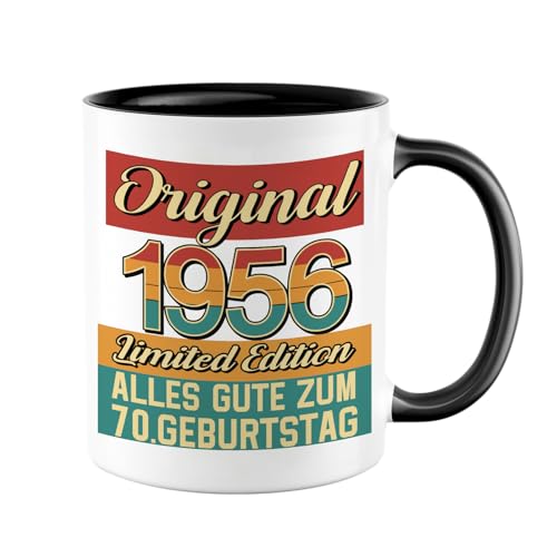 Taza de regalo de 70 cumpleaños, 1956, edición limitada, taza de café como regalo de cumpleaños,...