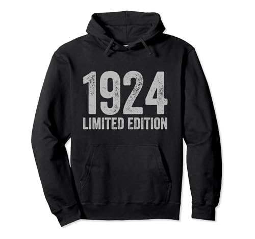 Cumpleaños 1924 Sudadera con Capucha