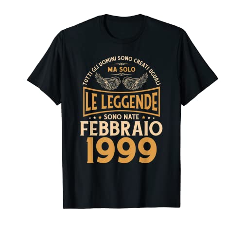Cumpleaños Hombre Regalo Mujer Le Leyendas Febrero 1999 Camiseta