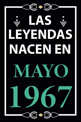 Las leyendas nacen en Mayo 1967: Regalo de cumpleaños perfecto para hombre y mujer de 54 años I...