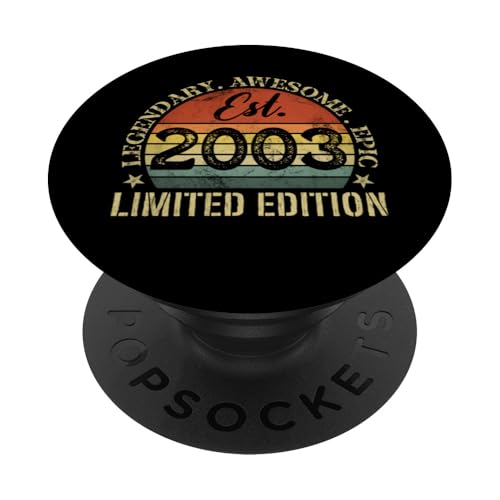 Legendary Awesome Epic EST. 2003 Edición Limitada PopSockets PopGrip Adhesivo