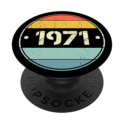 1971 edición limitada 1971 cumpleaños Popsocket para hombres y mujeres PopSockets PopGrip...